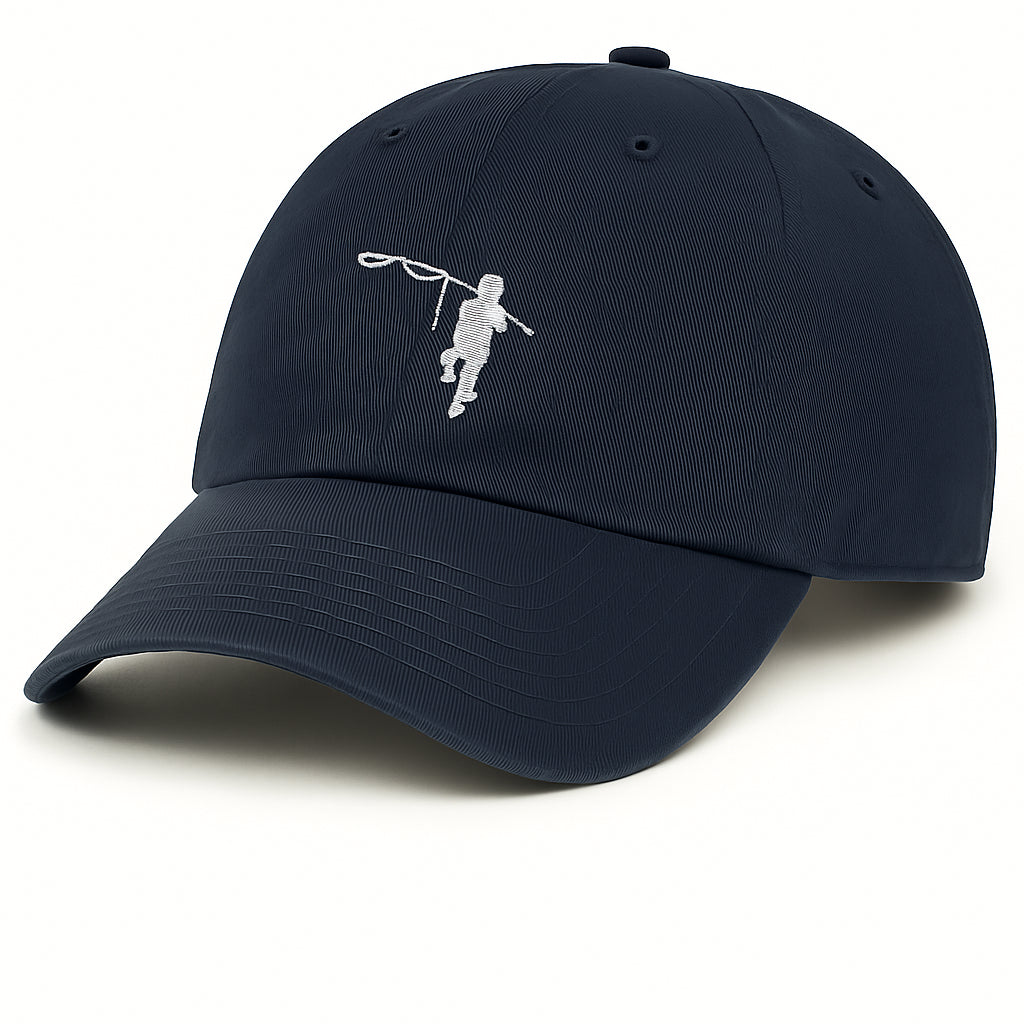 White on Navy HMD Fisherboy Hat