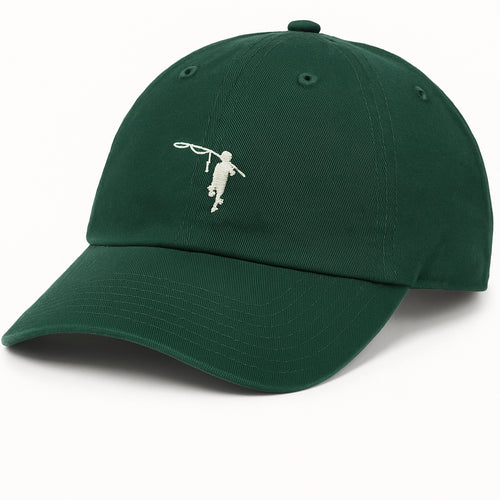 White on Dark Green HMD Fisherboy Hat